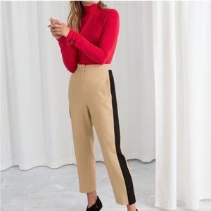 & Other Stories Racer Stripe Trousers